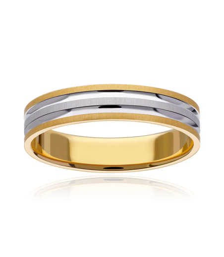 Alianza "Nexo" Oro Bicolor 9k 3100061(9)