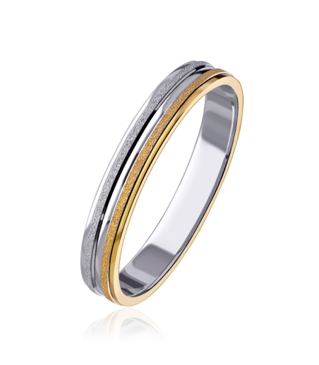 Alianza "Nexo" Oro bicolor 9k 3100058(9)