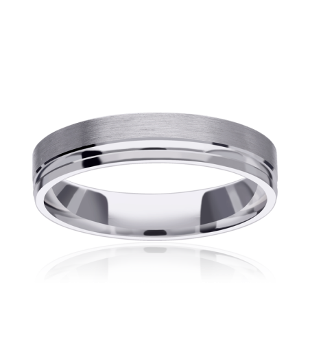 Alianza "Nexo" Oro Blanco 9k 3100062(9)