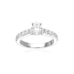 Anillo Oro 18k y diamantes 1.00cts "Caserta"