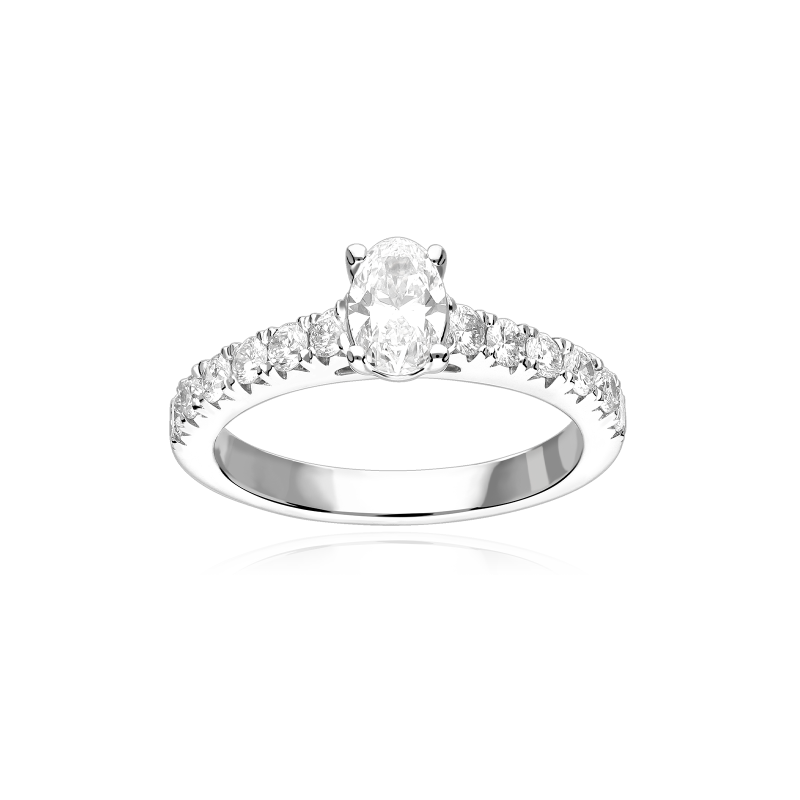 Anillo Oro 18k y diamantes 1.00cts "Caserta"