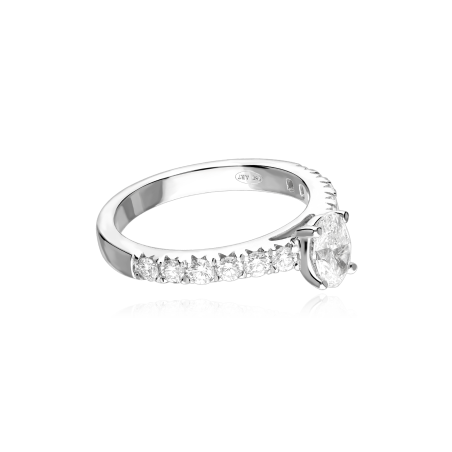 Anillo Oro 18k y diamantes 1.00cts "Caserta"