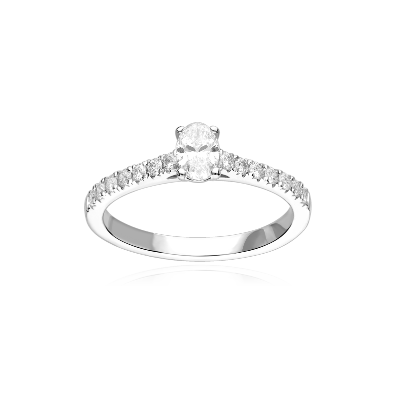 Anillo Oro 18k y diamantes 0.57cts "Caserta"