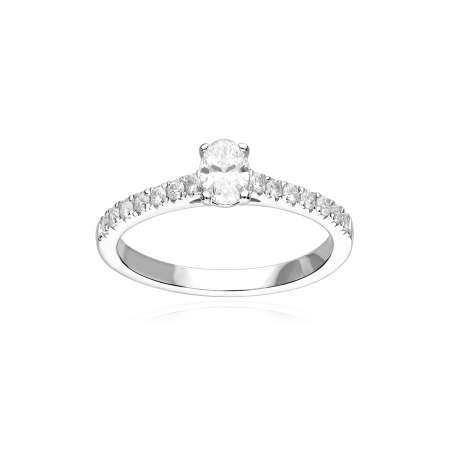 Anillo Oro 18k y diamantes 0.57cts "Caserta"