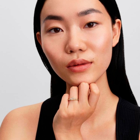 Anillo Pandora herbario brillante 162392C01