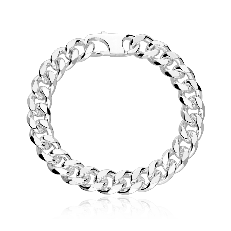 Pulsera Plata primera ley 20cm "Mika"