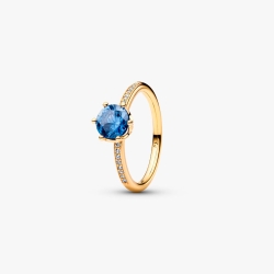 Anillo Pandora brillante azul 168289C02