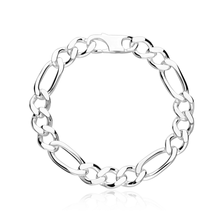 Pulsera Plata primera ley 21cm "Abner"