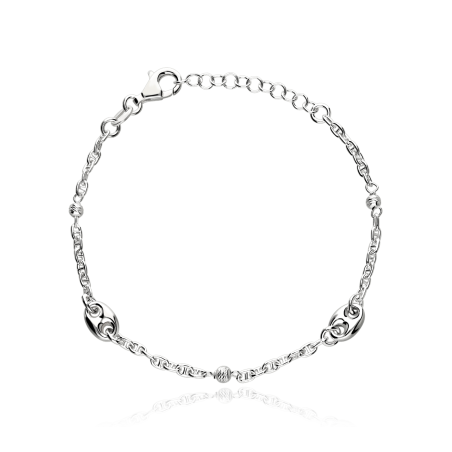Pulsera plata primera ley "Calare"