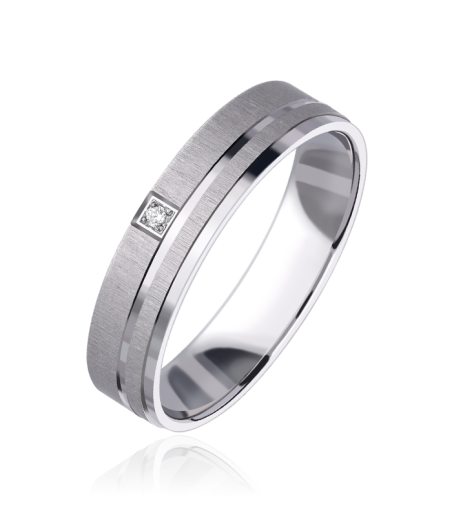 Alianza "Nexo" Oro 9k y Diamante 0.01cts 3100109(9)