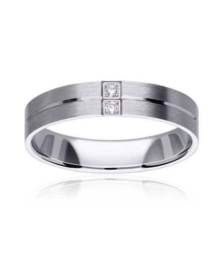 Alianza "Nexo" Oro 9k y Diamantes 0.03cts 3100245(9)