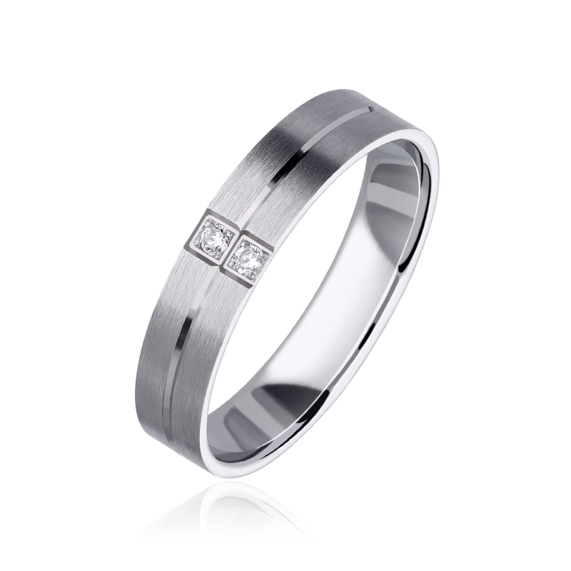 Alianza "Nexo" Oro 9k y Diamantes 0.03cts 3100245(9)