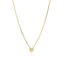 Gargantilla Oro 9k y circonitas "Younbud"