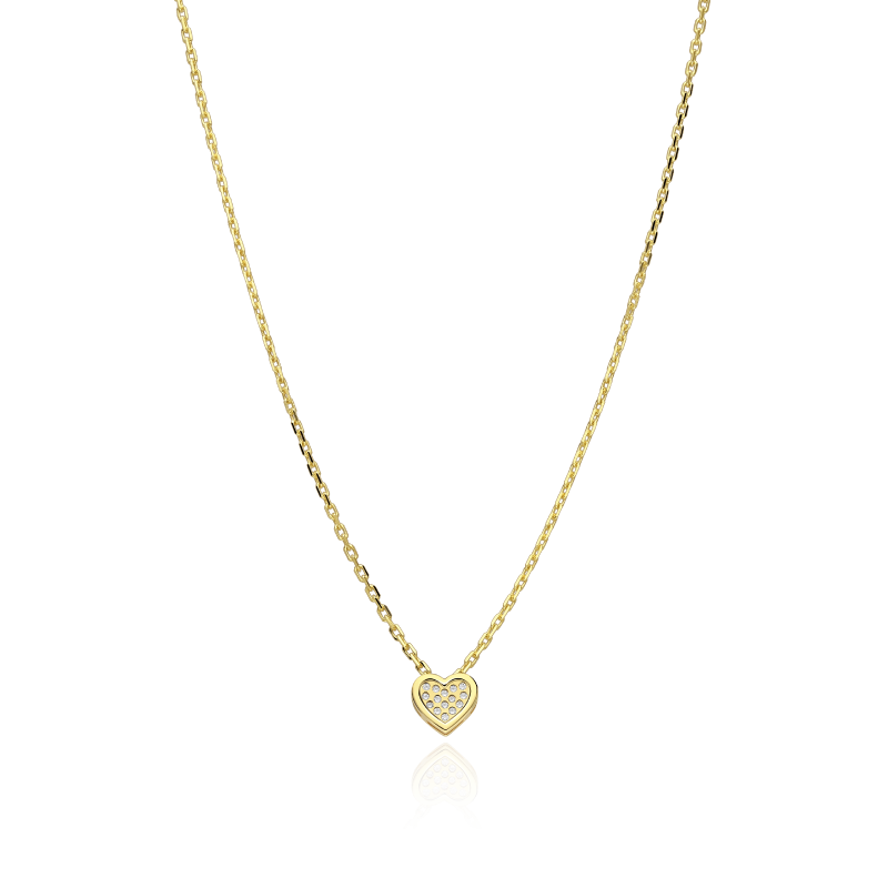 Gargantilla Oro 9k y circonitas "Younbud"