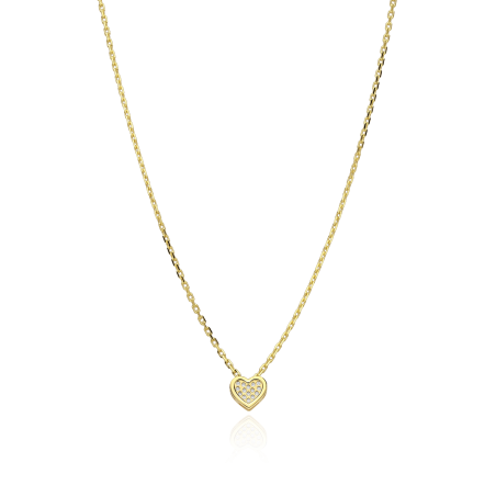 Gargantilla Oro 9k y circonitas "Younbud"