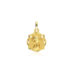 Medalla Oro 18k Virgen niña "María"
