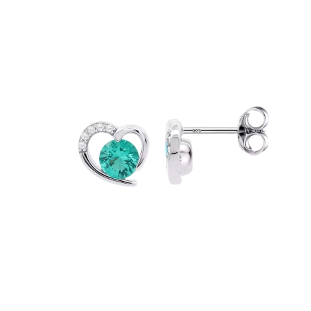 Pendientes Lotus Silver corazón LP3106-4/5