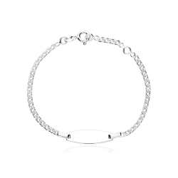 Esclava Plata primera ley 16cm "Bali"