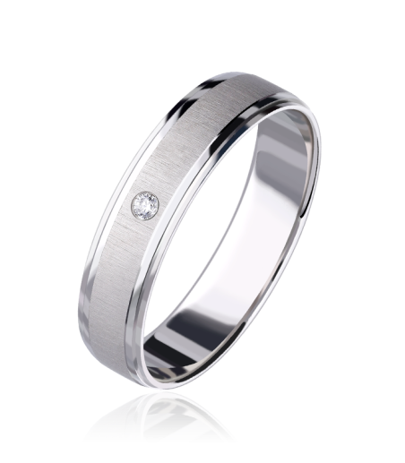 Alianza "Nexo" Oro 9k y diamante 0.02cts 3100259(9)