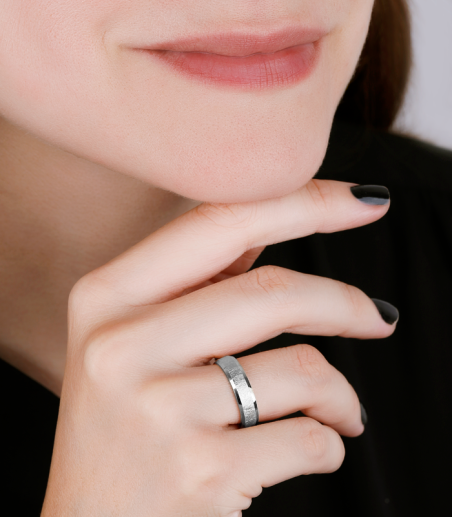 Alianza "Nexo" Oro blanco 9k 3100247(9)