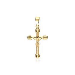 Colgante Cruz Oro 9k "Tadeo"