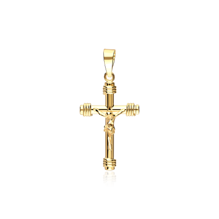 Colgante Cruz Oro 9k "Tadeo"