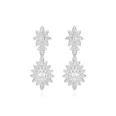 Pendientes Plata primera ley y circonitas "Denona"