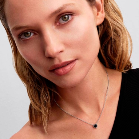 Collar Pandora corazón en relieve 398425C03-45