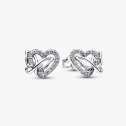 Pendientes Pandora Corazón y mariposa 294476C01
