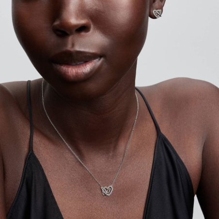 Collar Pandora Corazón y mariposa 394477C01