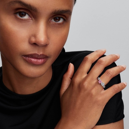 Anillo Pandora Flor brillante 194499C01