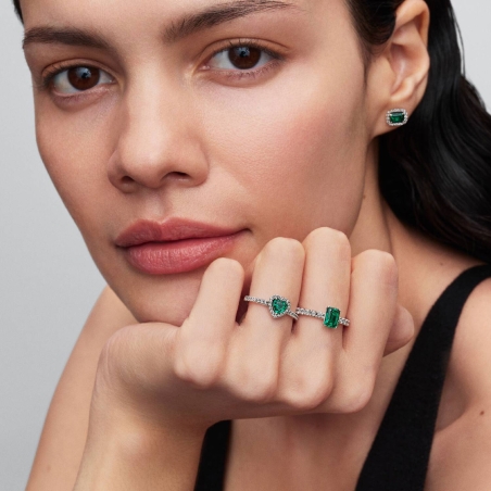 Anillo Pandora Rectángulo brillante 194506C01