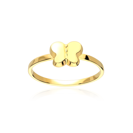 Anillo plata de ley y baño de oro "Annie"