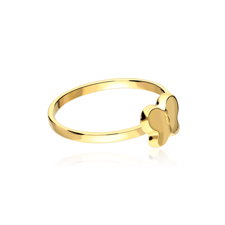 Anillo plata de ley y baño de oro "Annie"