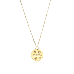 Gargantilla mamá oro 9k "Goditi"