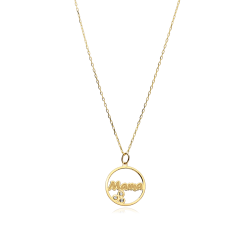 Gargantilla mamá oro 9k "Truma"