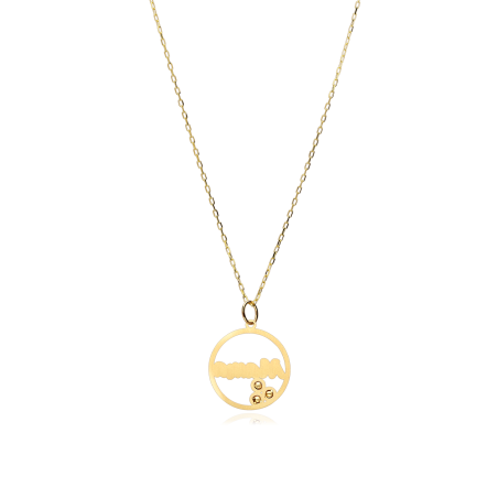 Gargantilla mamá oro 9k "Truma"