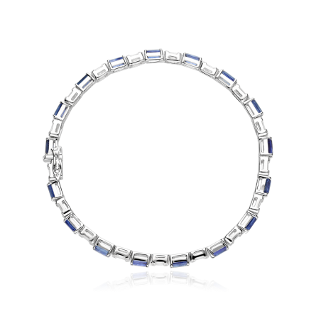 Pulsera Oro 18k zafiros y diamantes 1.87cts "Isha"