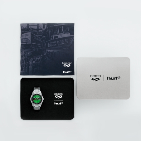 Reloj Seiko 5 Sport Field HUF Ed. Limitada 2026 SRPM09K1