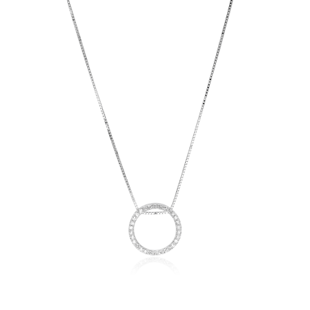 Gargantilla Oro 18k y diamantes 0.09cts "Bentivoglio"