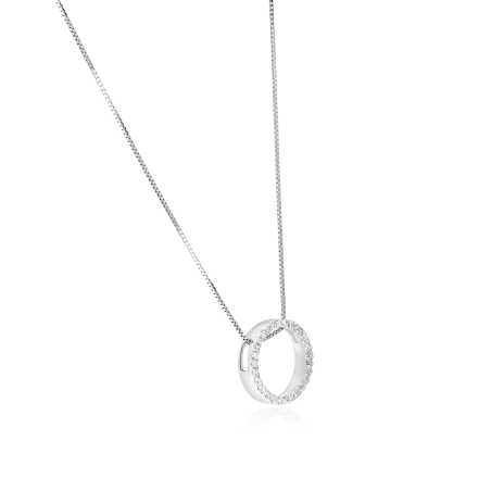 Gargantilla Oro 18k y diamantes 0.09cts "Bentivoglio"