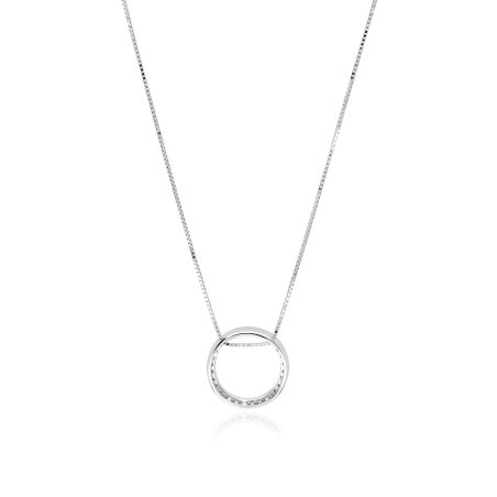 Gargantilla Oro 18k y diamantes 0.09cts "Bentivoglio"