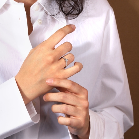 Anillo Oro 18k y diamantes 0.56cts "Caserta"