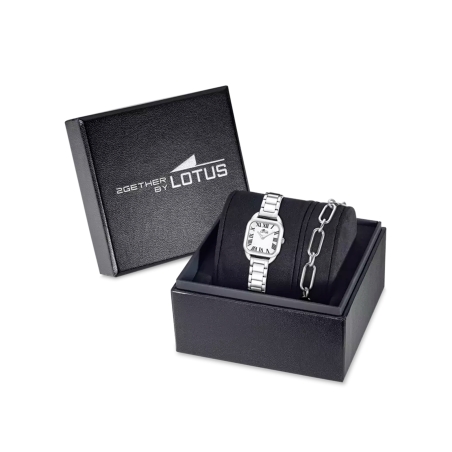 Reloj Lotus 2Gether plateado 19020/4