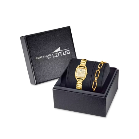 Reloj Lotus 2Gether dorado 19021/1