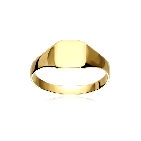 Sello Oro 9k cuadrado "Pequeño Mateo"