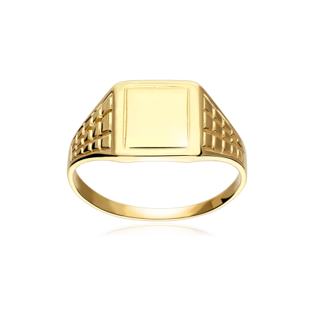 Sello Oro 9k cuadrado "Pequeño Juan"