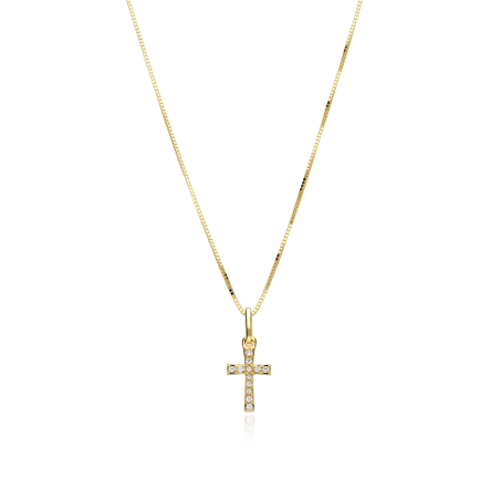 Gargantilla Oro 18k y diamantes 0.44cts "Santa Inés"