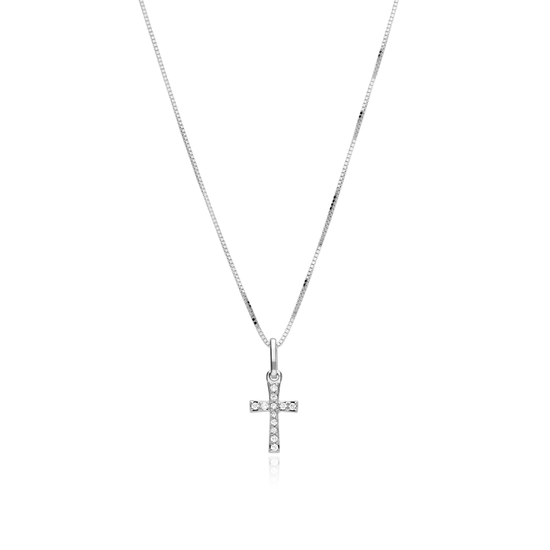 Gargantilla Oro 18k y diamantes 0.44cts "Santa Inés"