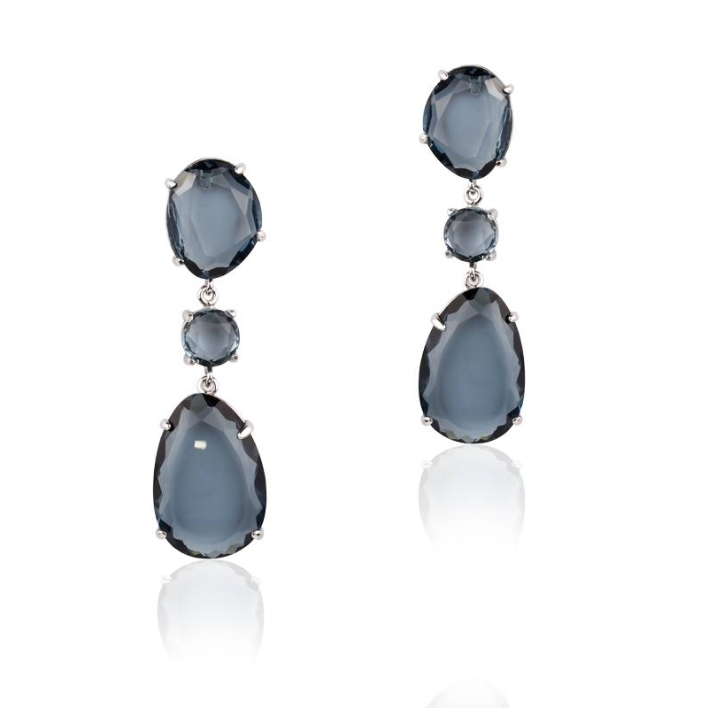 Pendientes Terna "Lively" Azul